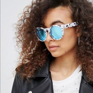 Quay Australia High Emotion Marble Sunglasses